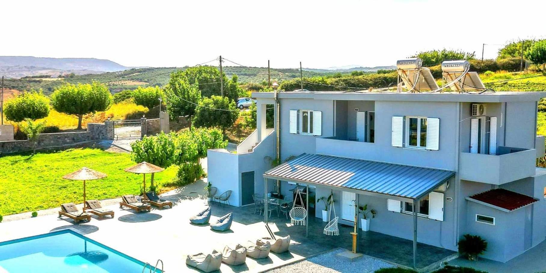 Blue Harmony Villa Dhrámia Exteriér fotografie